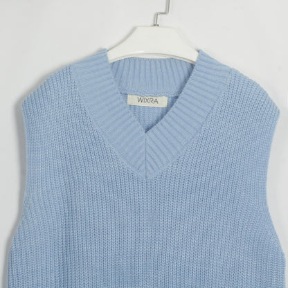 Women Sleeveless Knitted Vest