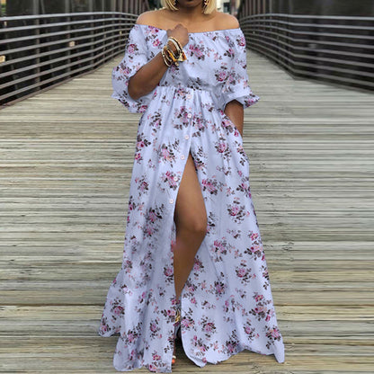 Sexy Off The Shoulder Long Maxi Dresses