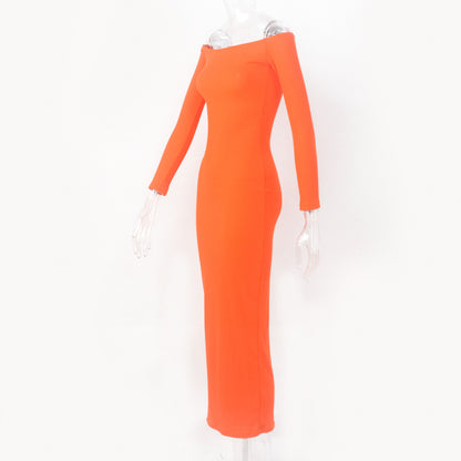 Sexy Off The Shoulder Backless Long Dresses
