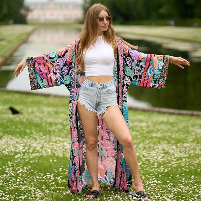 Summer Leopard Beachwear Cover Up Dresses