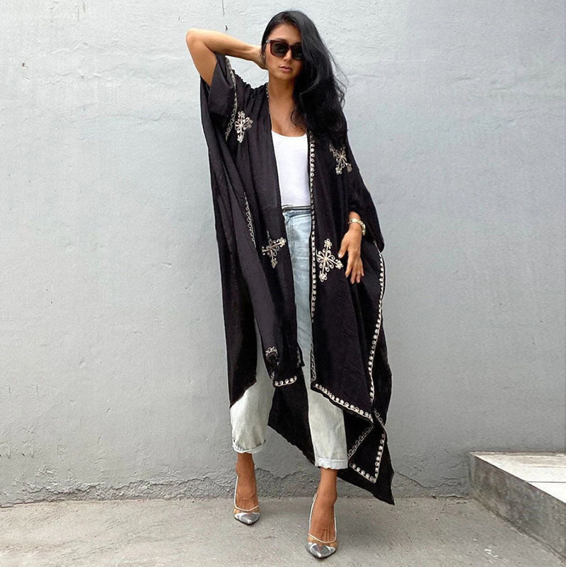 Boho Summer Holiday Kimono Cover Up Dresses
