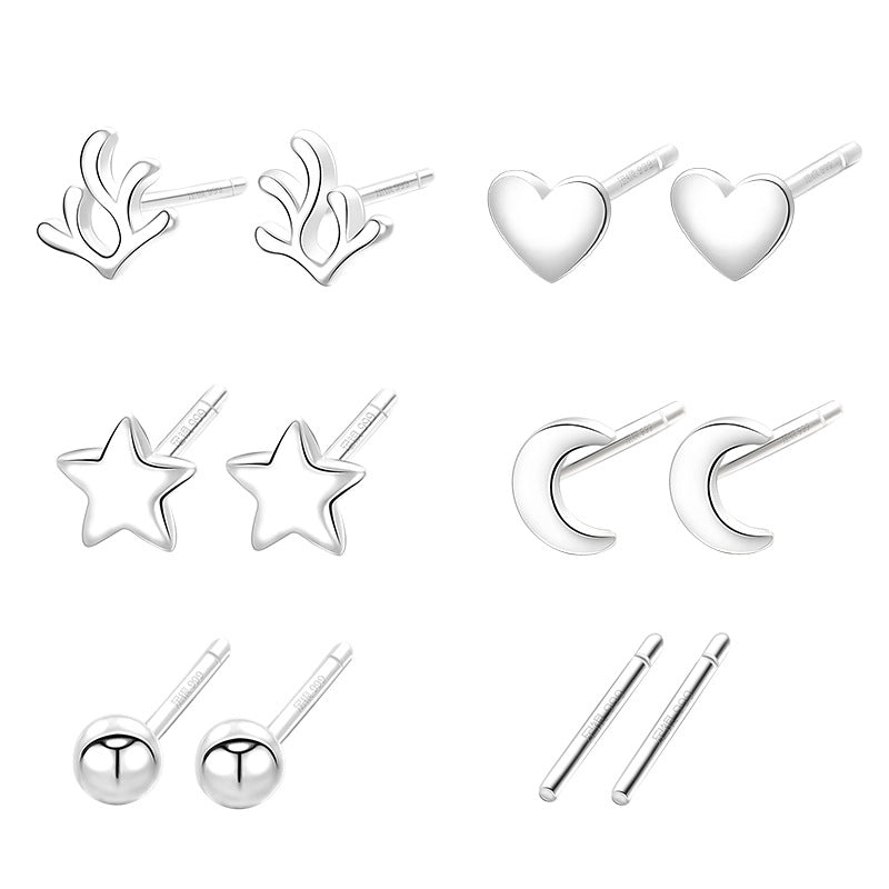 Fashion Designed Sterling Silver Earring Studs