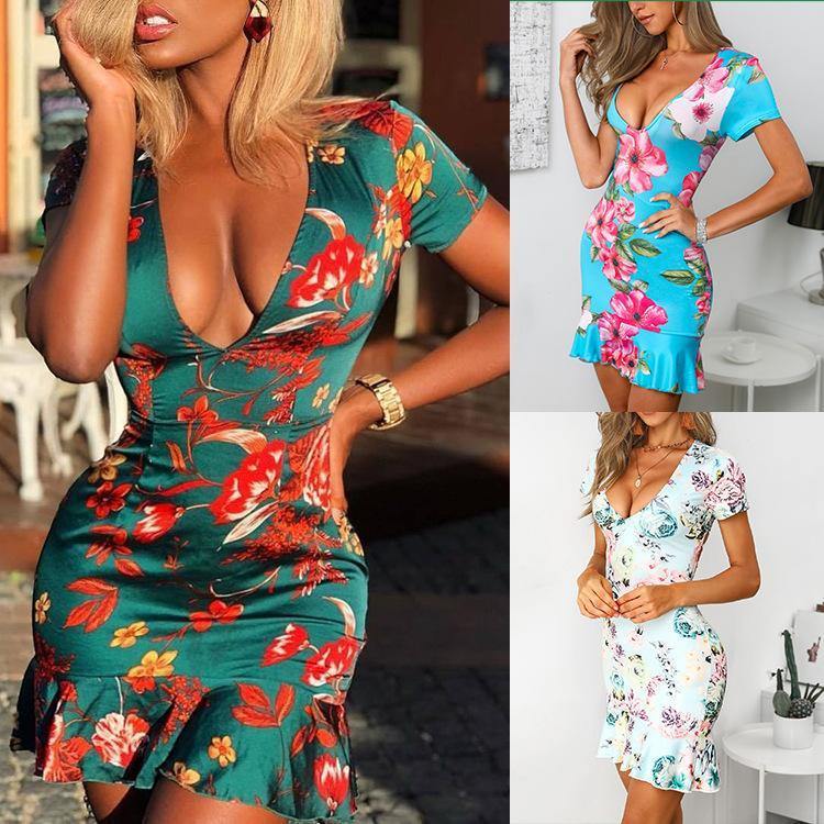 Sexy Women Backless Sheath Dresses-STYLEGOING