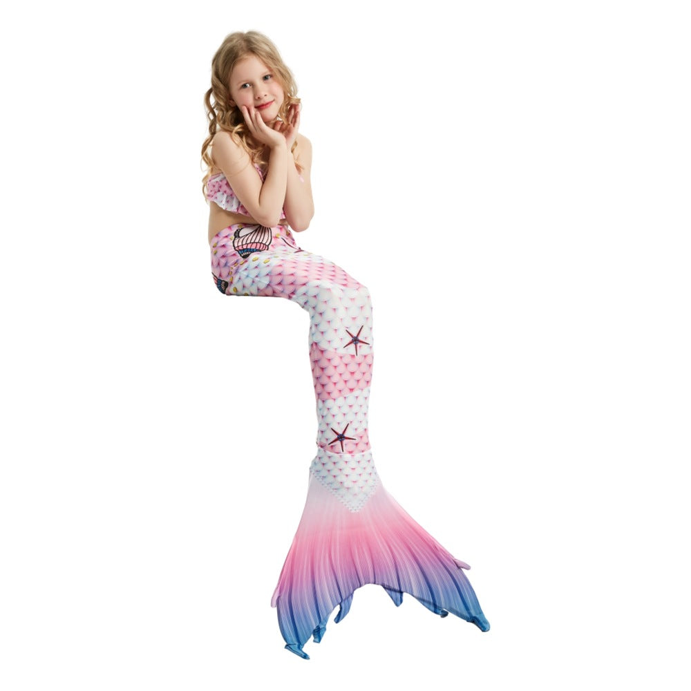Gorgeous Three Pieces Mermaid Style Swimsuits