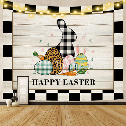 Happy Easter Day Room Wall Tapestry for Decoration