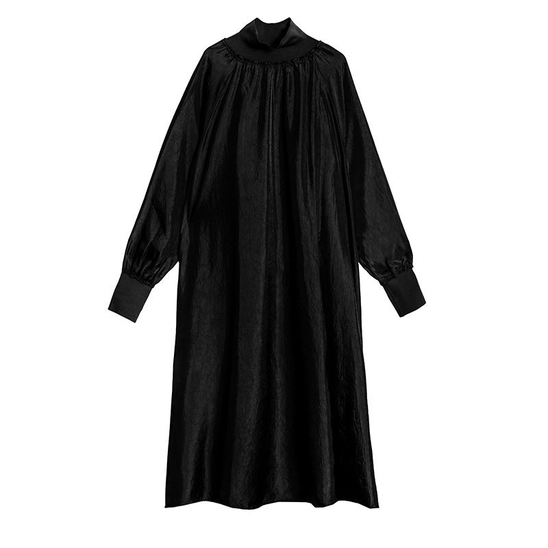Elegant High Neck Long Sleeves Fall Dresses