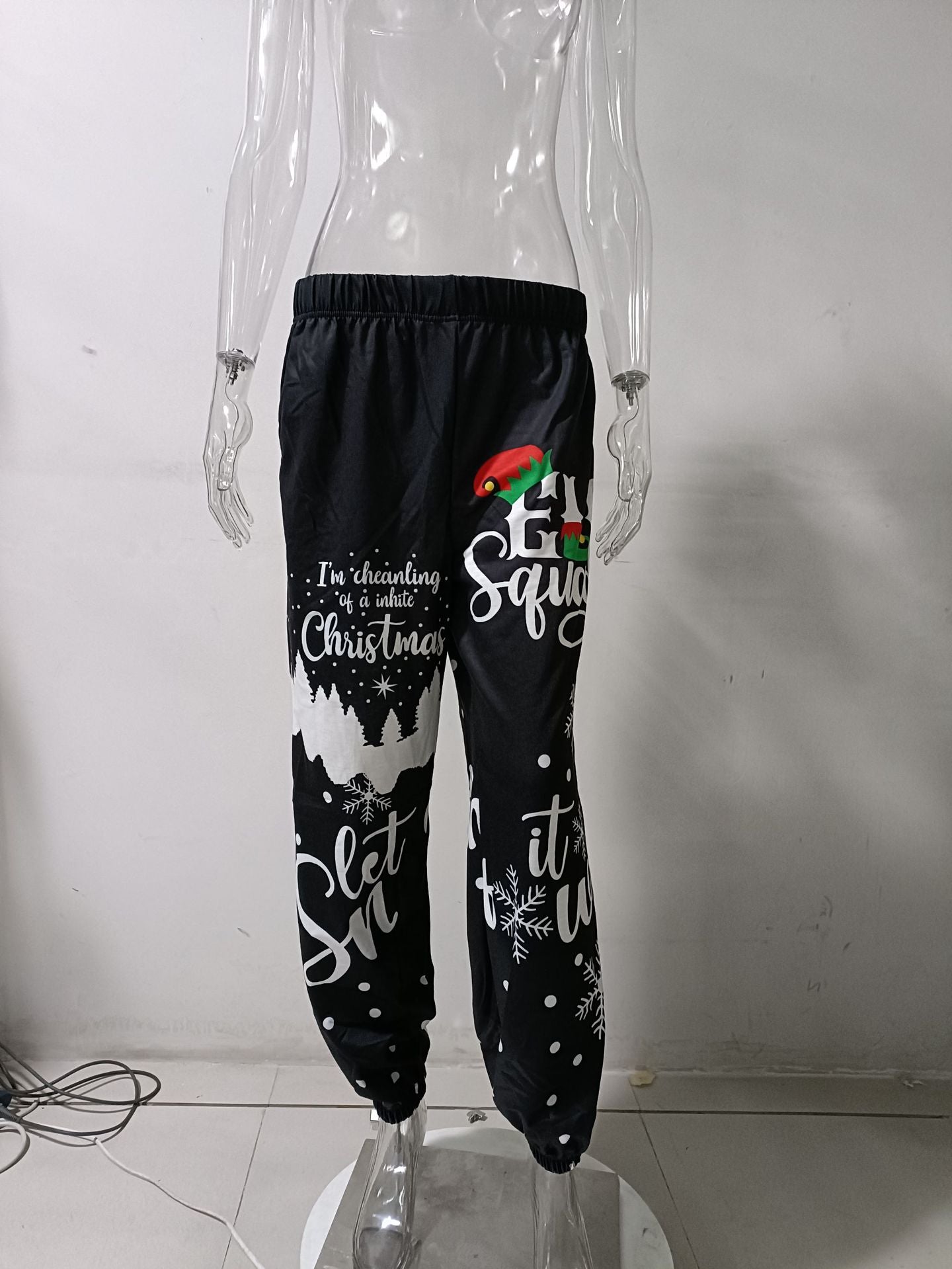 Casual Christmas Harem Pants for Women