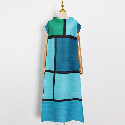 Summer Round Neck Long Dresses-STYLEGOING
