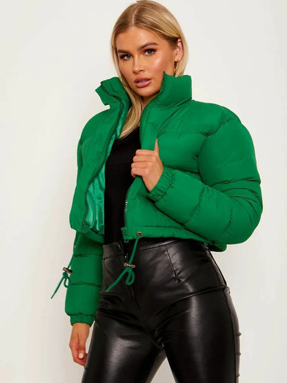 Fashion Women Cotton Short Winter Coats