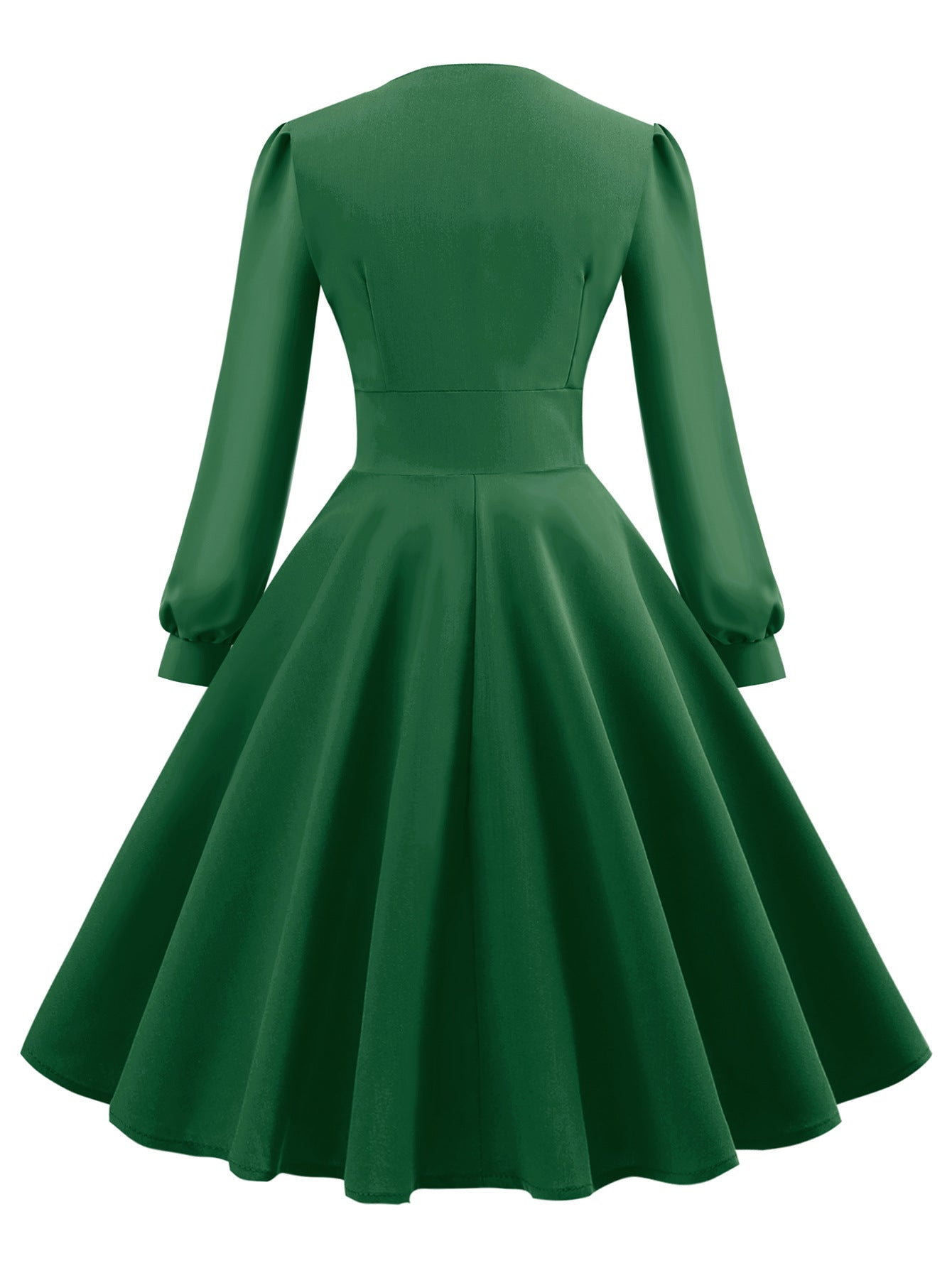Vintage Long Sleeves Dresses with Button
