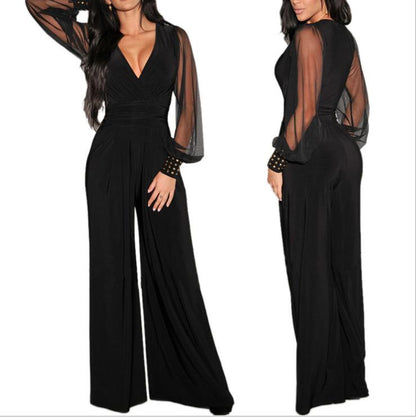 Plus Size Slim Waist Sexy Jumpuits-STYLEGOING