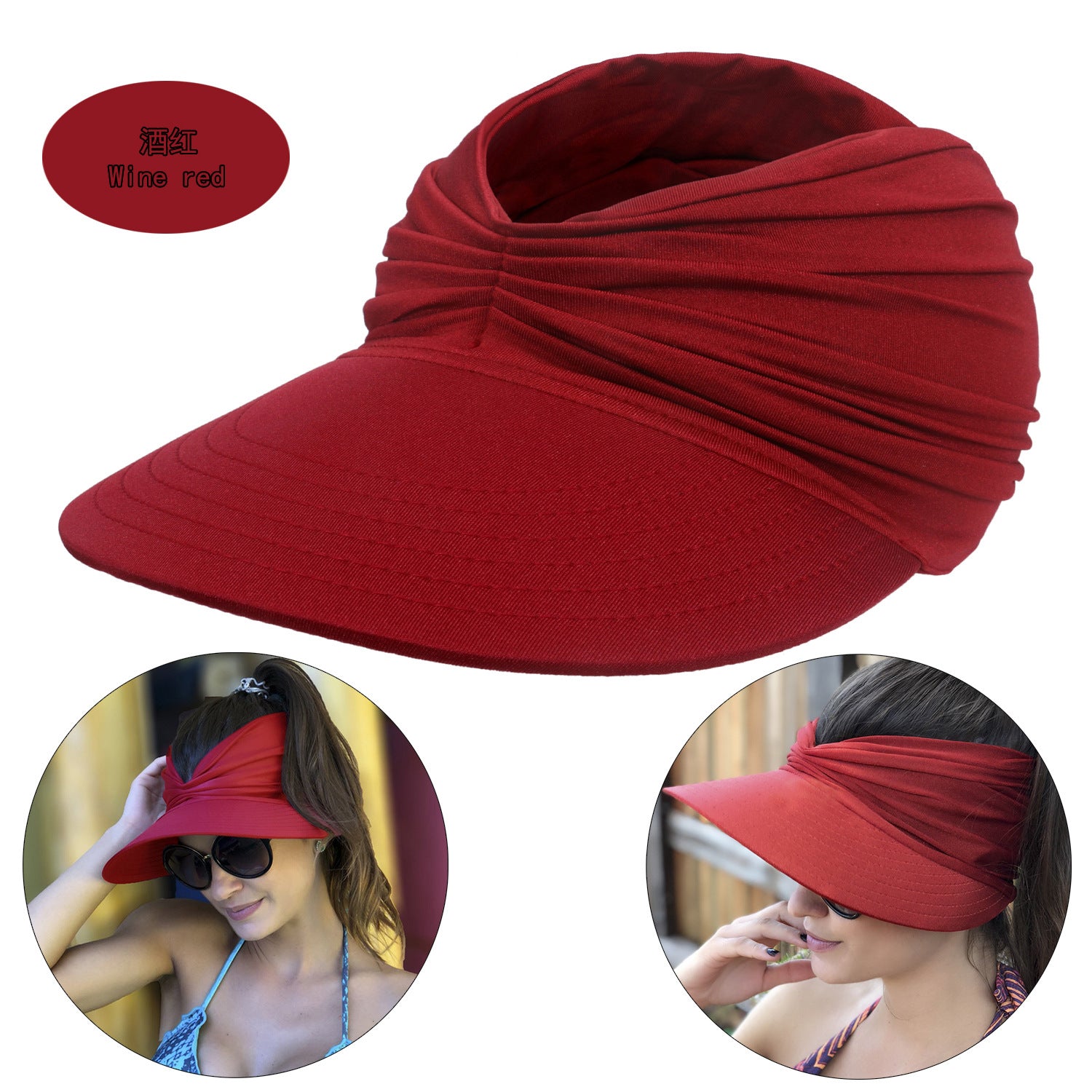 Summer Beach Sun Proof Outdoor Hats 2pcs/Set