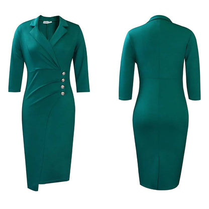 Elegant Office Lady Pencil Sheath Dresses