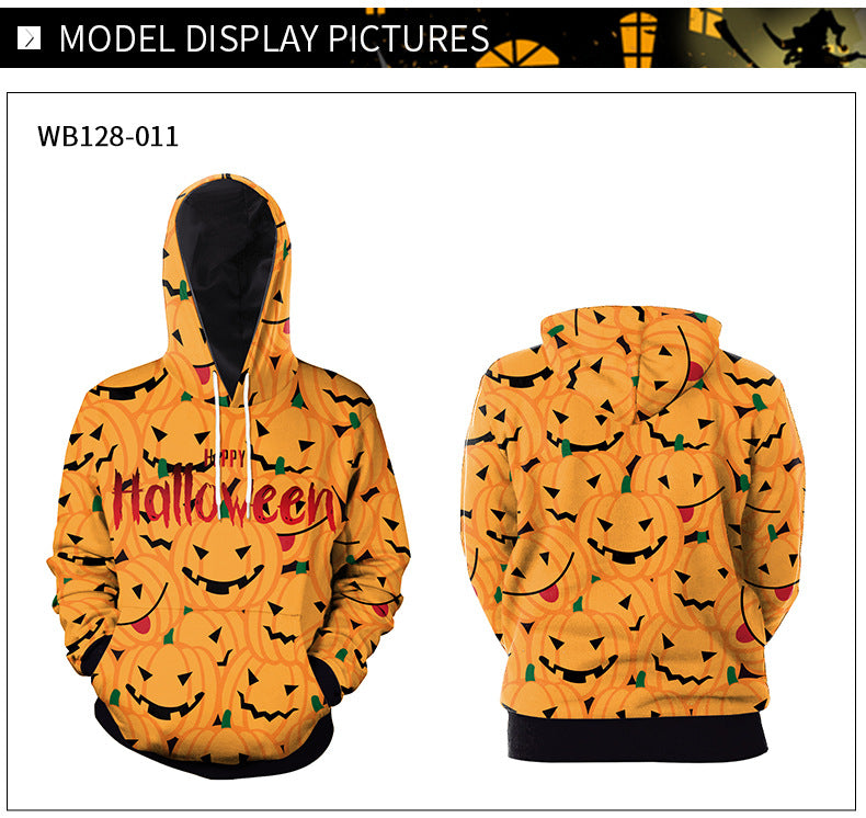 Hip Hop Style Women Plus Sizes Hoodies for Halloween