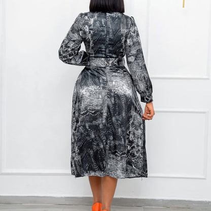 Elegant High Waist Plus Sizes Party Dresses for Women
