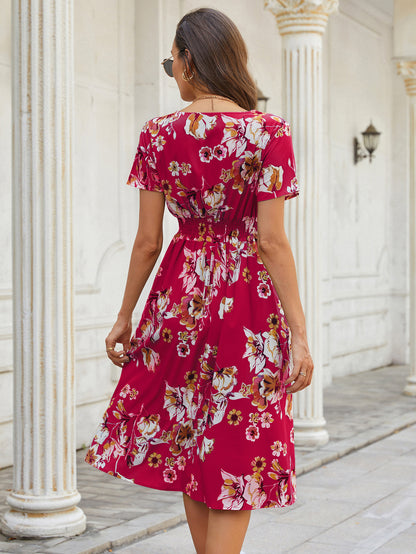 Summer Daily Short Sleeves Sun Dresses