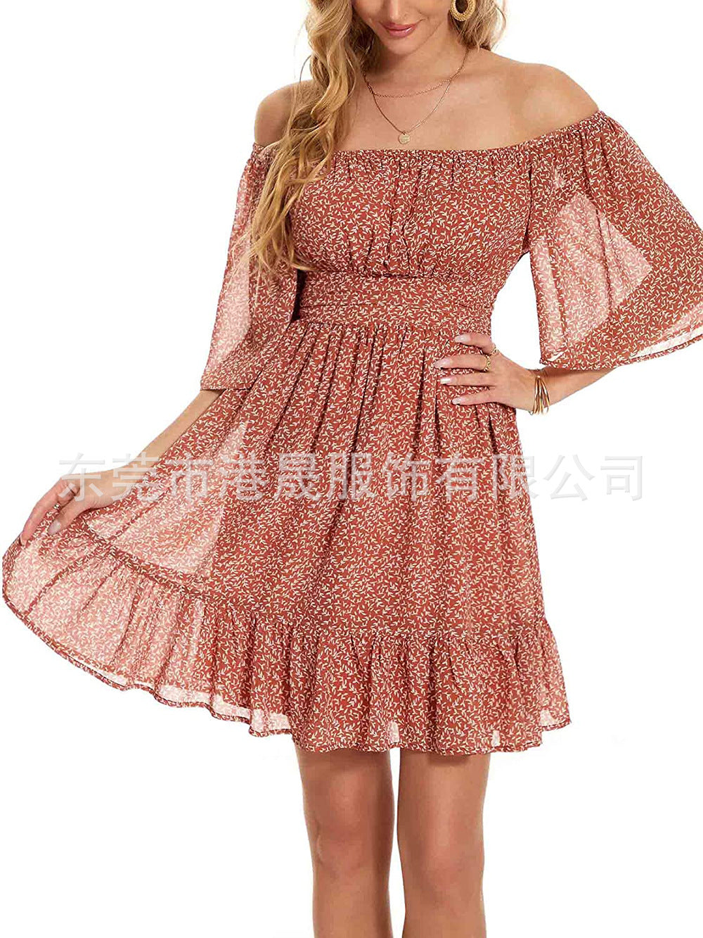 Summer Chiffon Women Daily Dresses