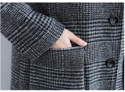 Casual Woolen Plus Sizes Women Overcoats