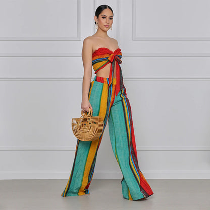 Summer Women Two Pieces Suits