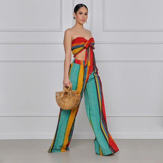 Summer Women Two Pieces Suits