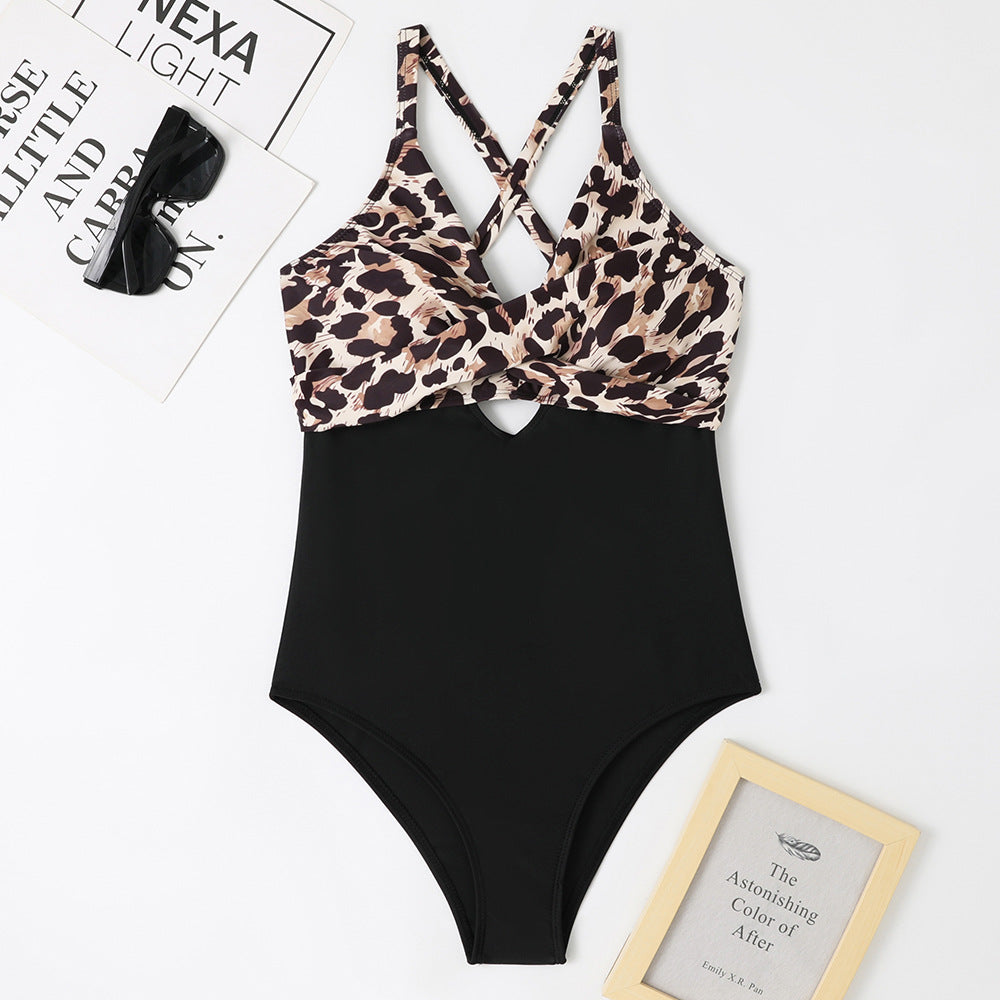 Sexy Backless Bandage One Piece Bikini Swimsuit