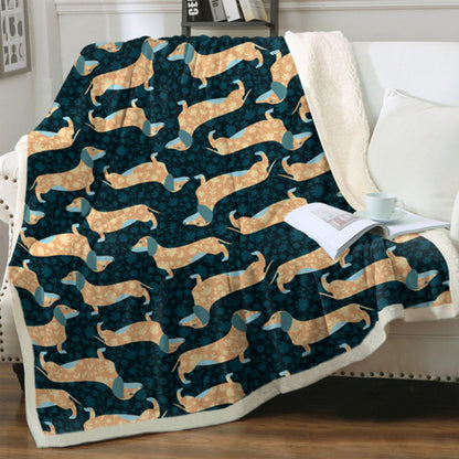 Cute Dog Print Fleece Blankets for Christmas