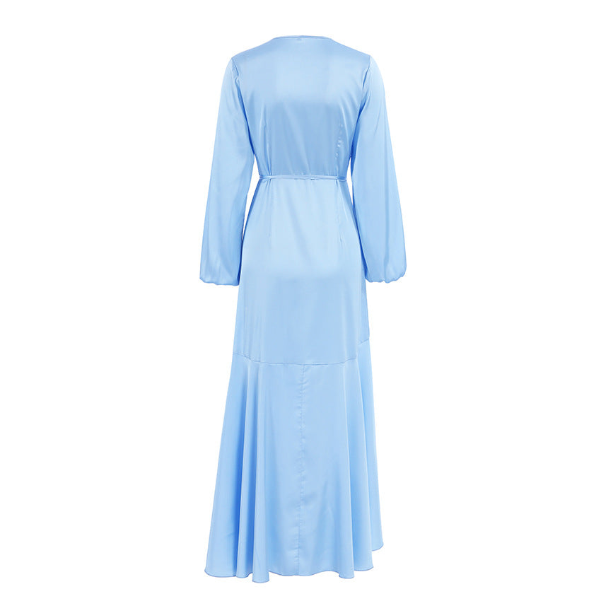 Elegant High Waist Long Sleeves Dresses