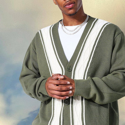 Casual Men Knitting Fall Cardigan Sweaters-STYLEGOING