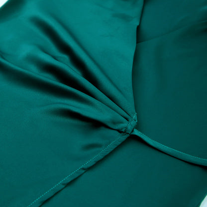 Green French Style Long Dresses for Women