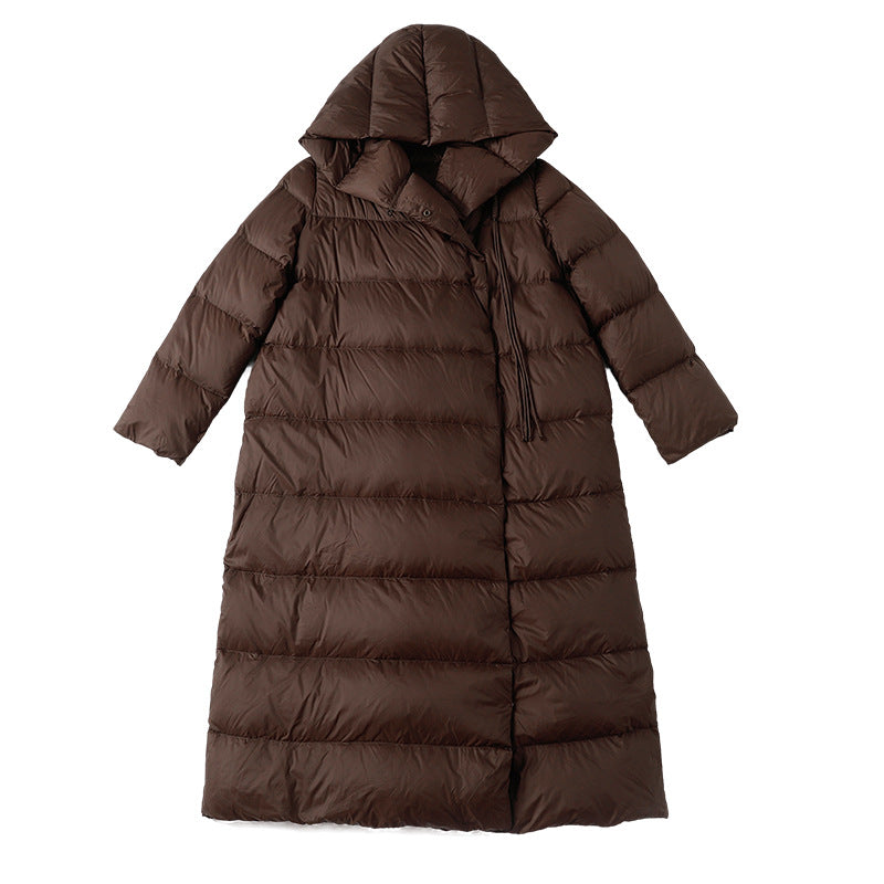 Luxury Winter Plus Sizes Long Down Coats for Women