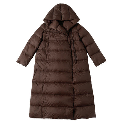 Luxury Winter Plus Sizes Long Down Coats for Women