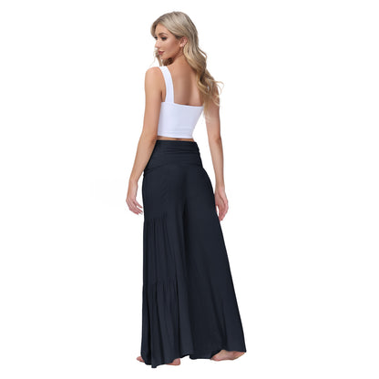 Casual Elastic Waist Loose Pants for Women