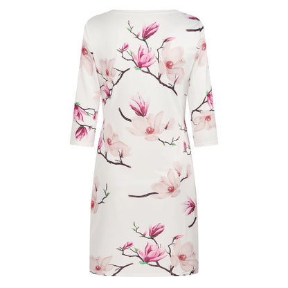 Sexy Floral Print  V Neck Women Short Dresses