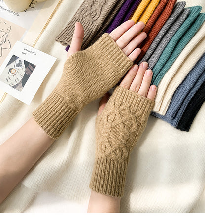 2 pairs/Set Winter Warm Knitted Gloves