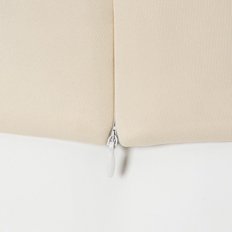 Designed Stand Collar Short Women Top Coat