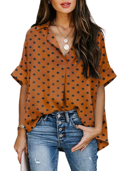 Casual Summer Short Sleeves Shirts for Women
