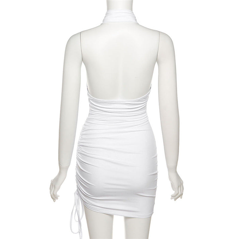 Sexy Halter Backless Summer Bodycon Dresses