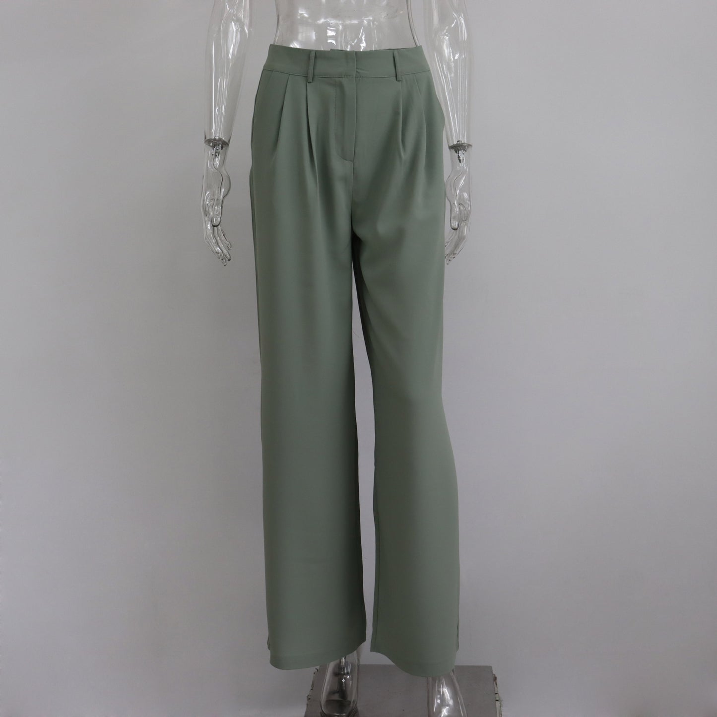 Casual High Waist Women Wide Legs Pants