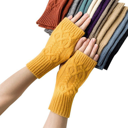 2 pairs/Set Winter Warm Knitted Gloves