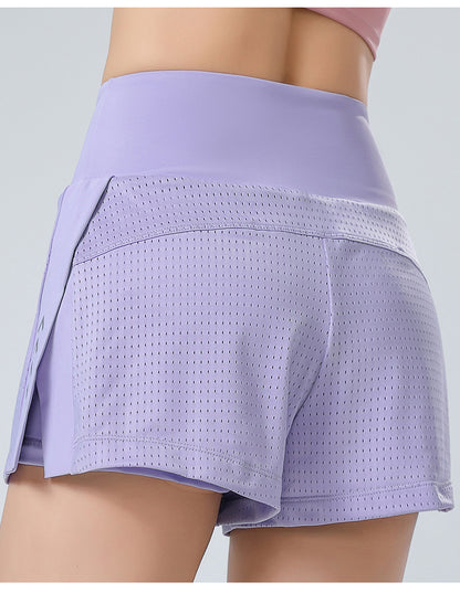 Women Running Yoga Short One Piece Pants Skirts