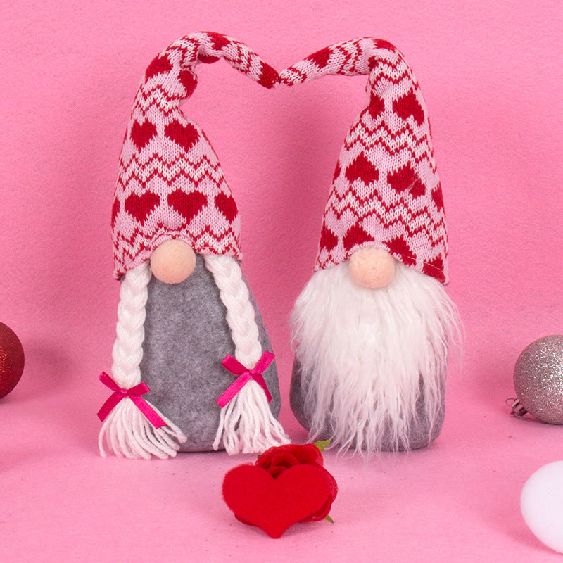 Valentine's Day Decoration Faceless Doll