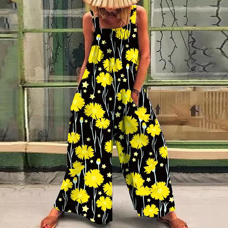 Summer Plus Sizes Women Leisure Rompers-STYLEGOING
