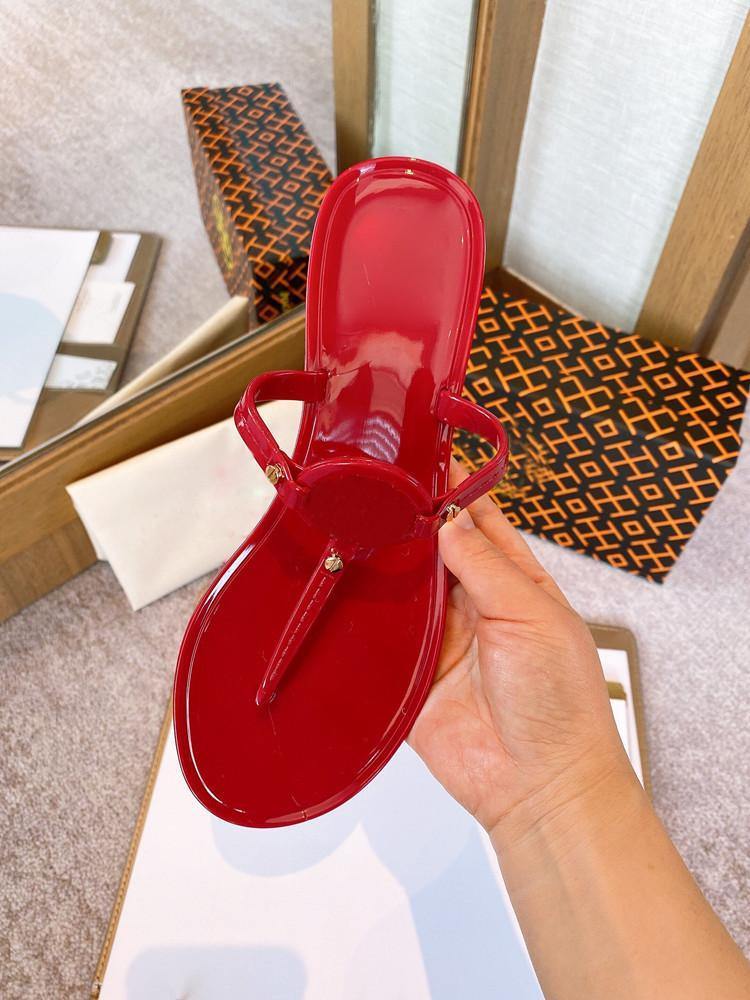 Women Beach Foot Clip Metal Button Flat Heel-STYLEGOING