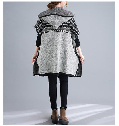 Women Knitting Cardigan Hoodies Sweaters