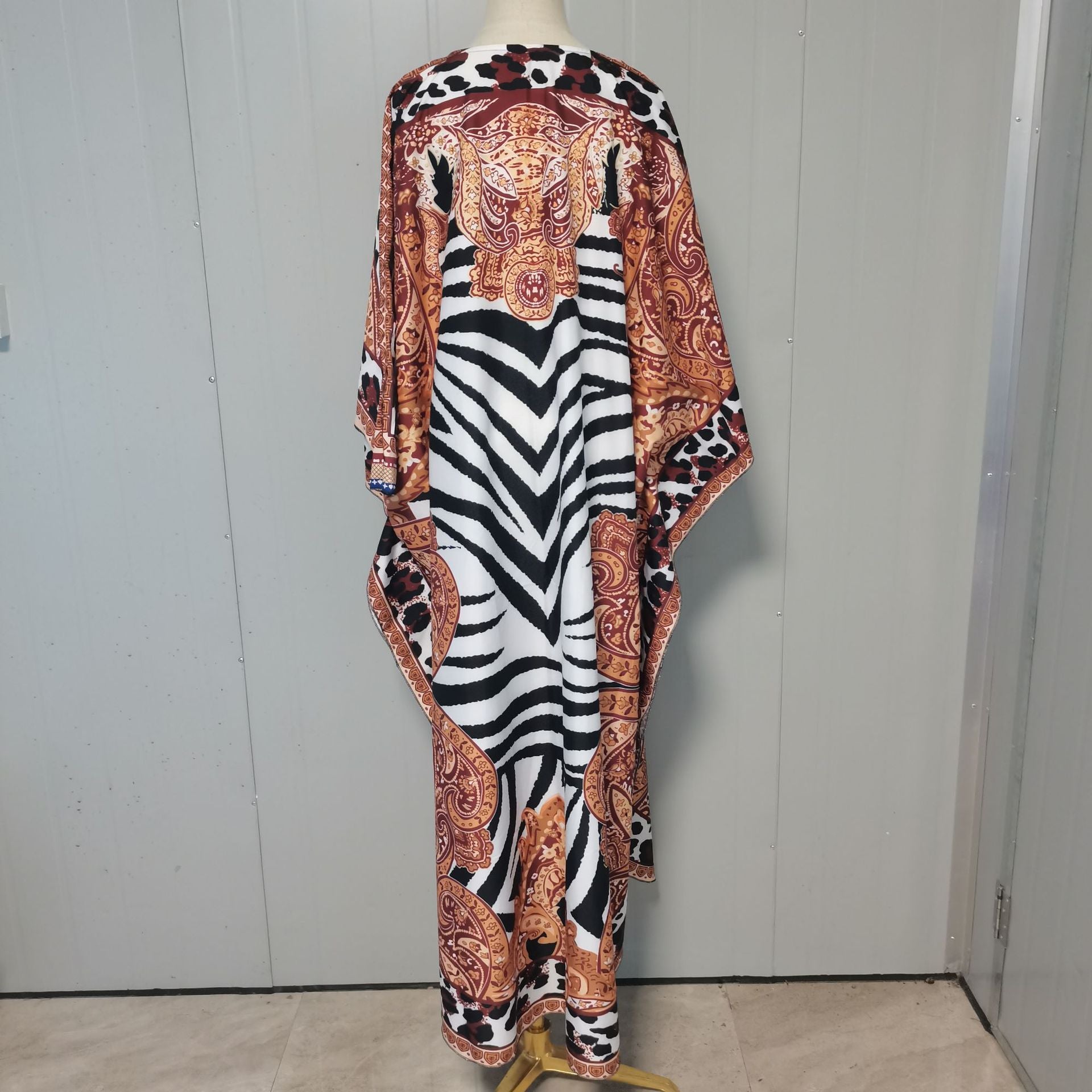 Casual Zebra Print Women Long Rompers