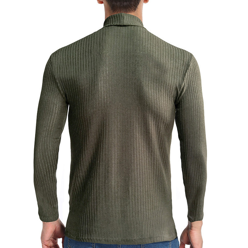 Fall Turtleneck Long Sleeves Knitted Sweaters