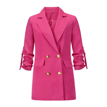 Classy Fashion Button Design Blazers-STYLEGOING