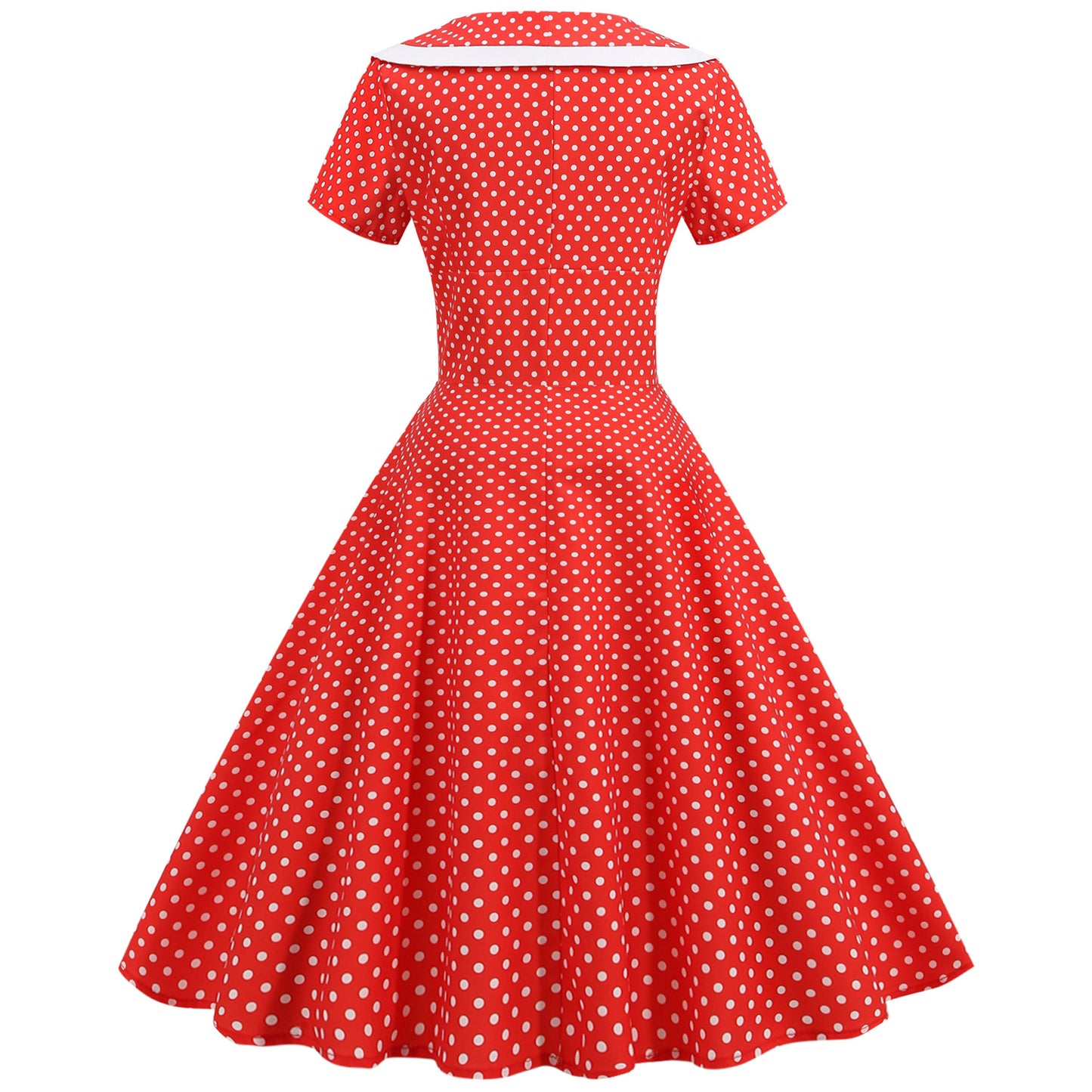 Vintage Polk Dot Women Dresses