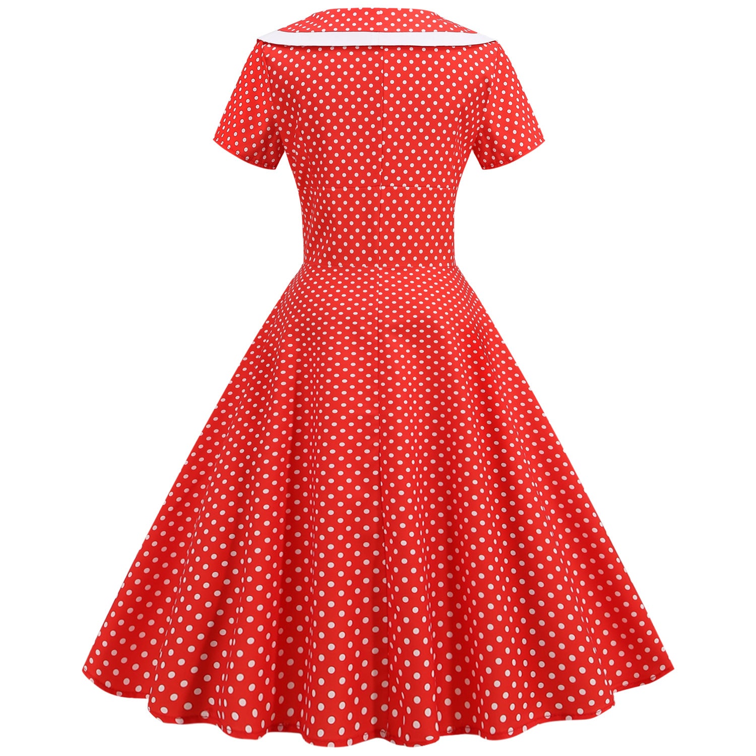 Vintage Polk Dot Women Dresses