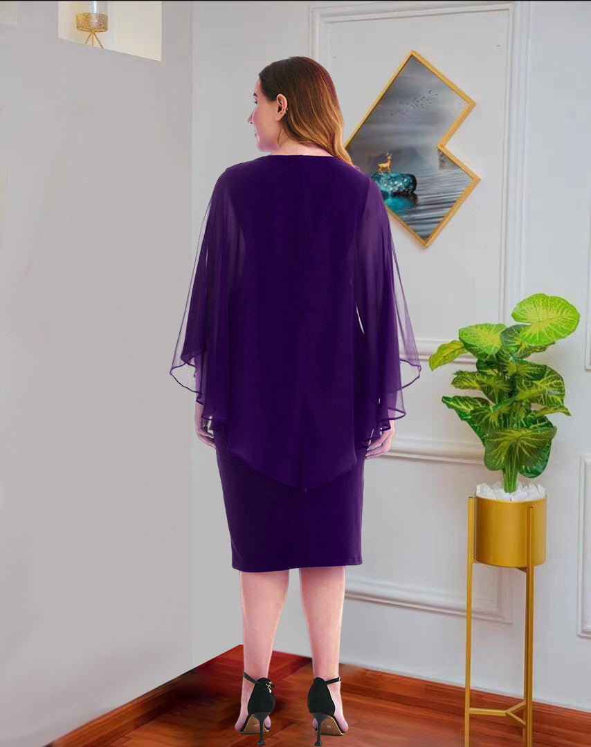 Fashion Chiffon Plus Sizes Dresses